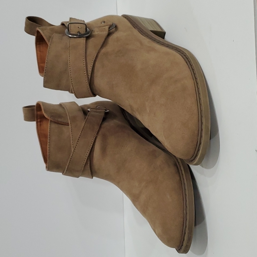 H & M faux suede boots size 38/8